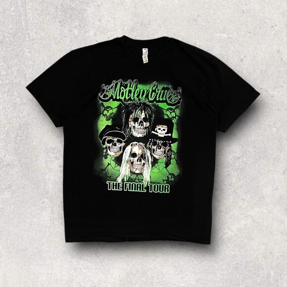 ★ Mötley Crue ‘The Final Tour’ 2015 Double Sided Rock T-Shirt ★ - Picture 7 of 7